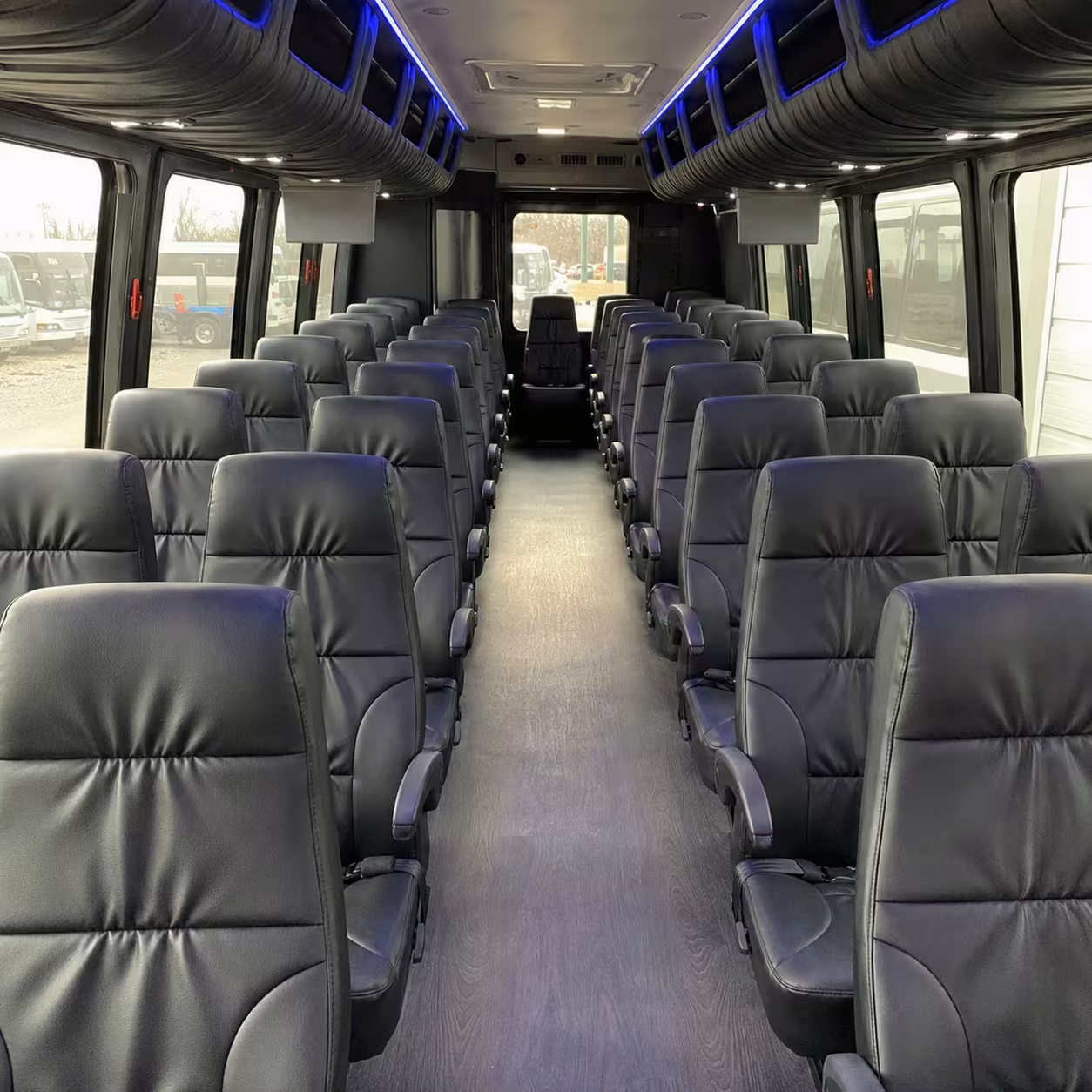 35 passenger minibus inside