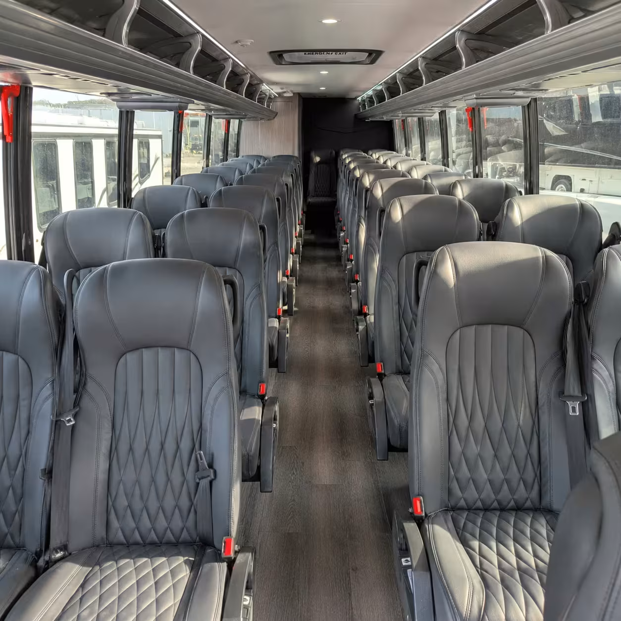 35 passenger minibus interior