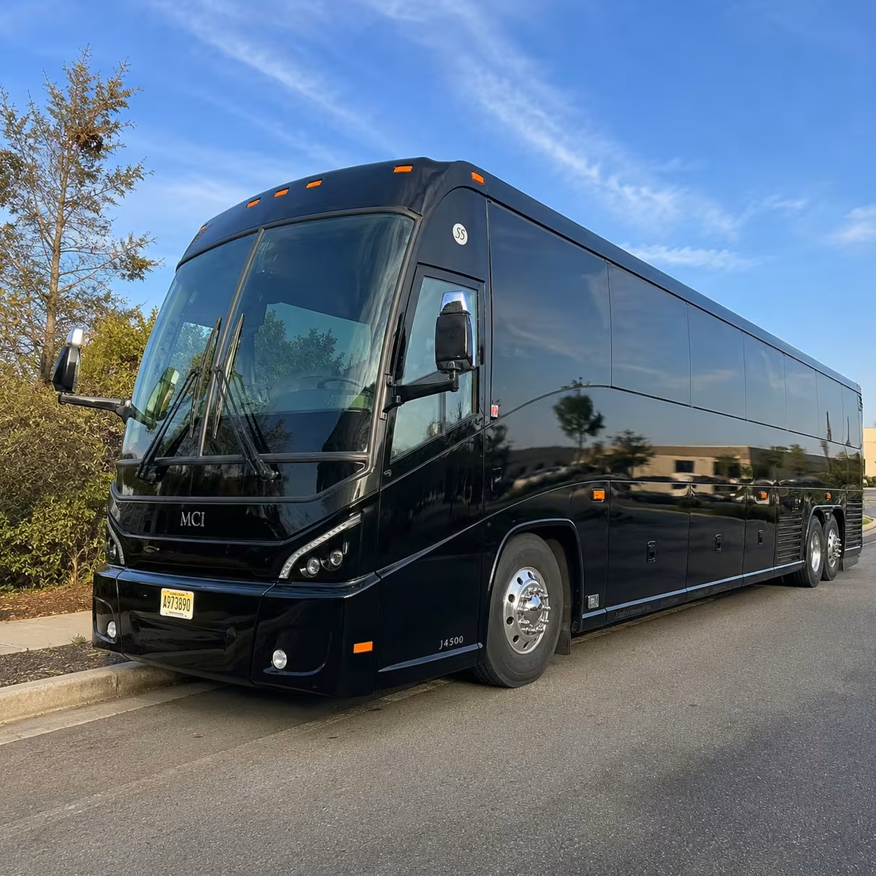 long distance military and government bus charters out of midland