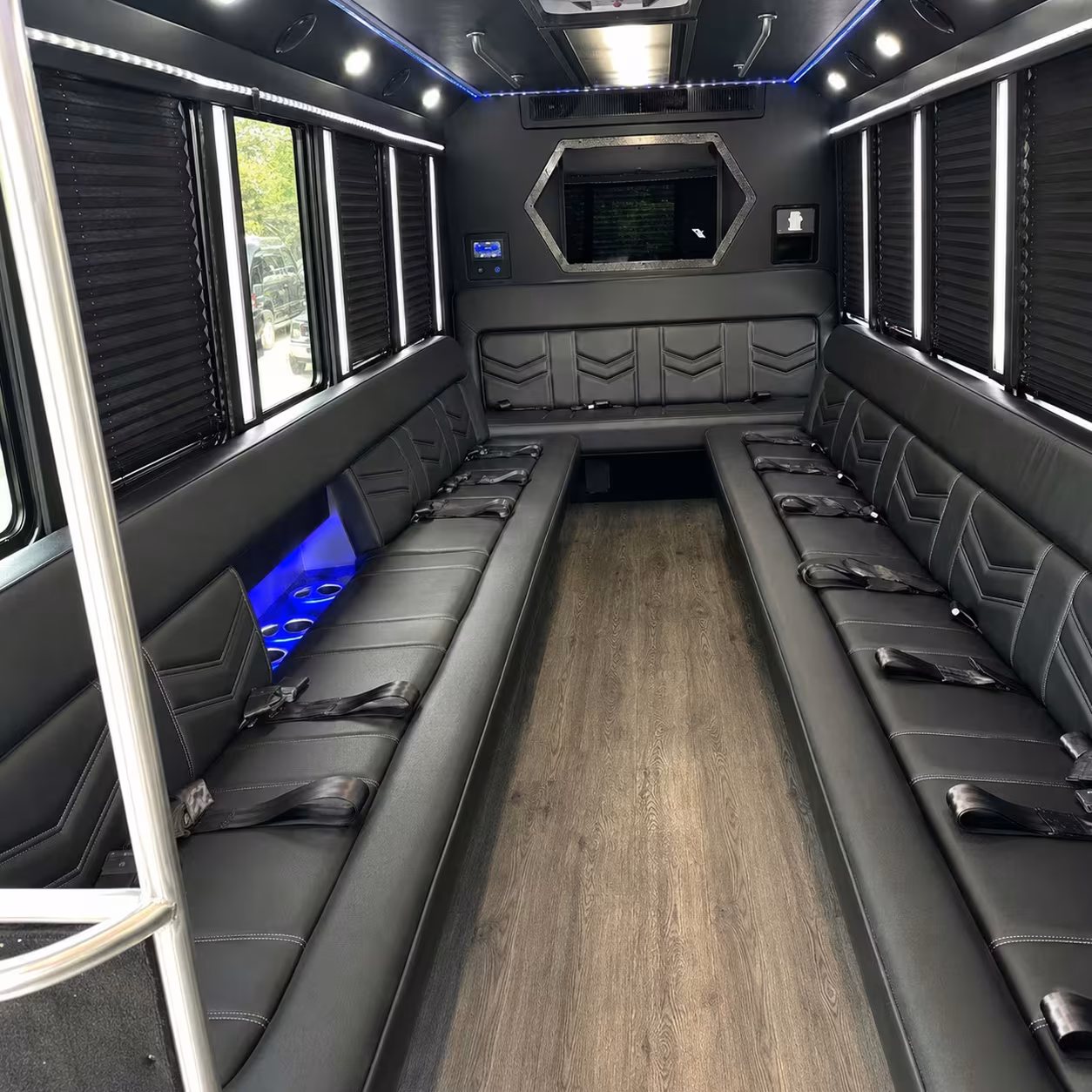 midland party bus and minibus rentals for concert night