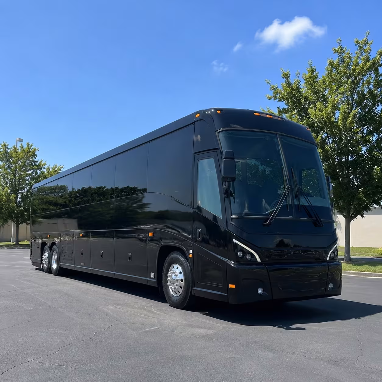 military and government airport bus rentals in midland