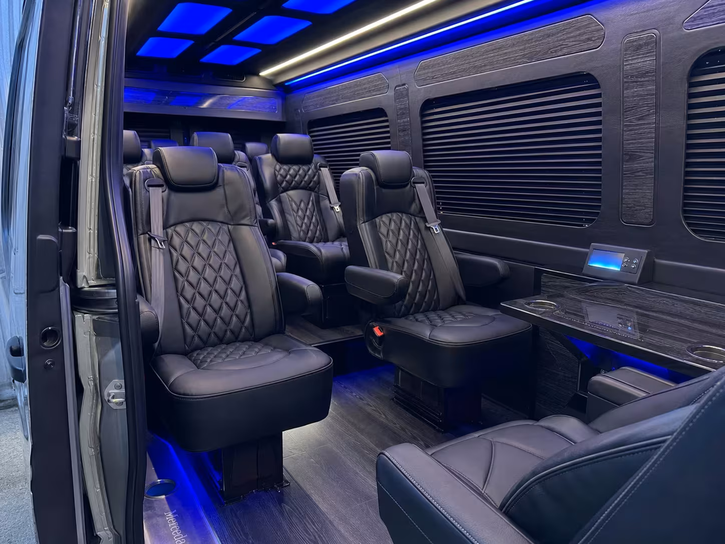 sprinter van transportation for groups and events across midland