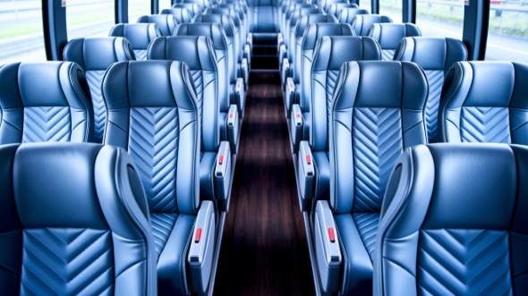50 passenger charter bus interior midland