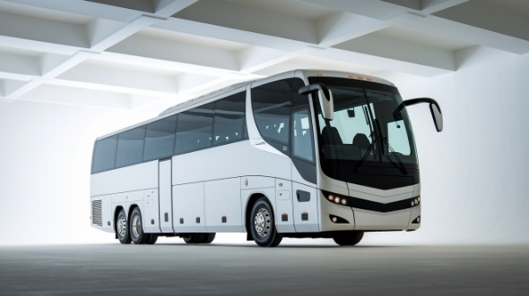 54 passenger charter bus midland
