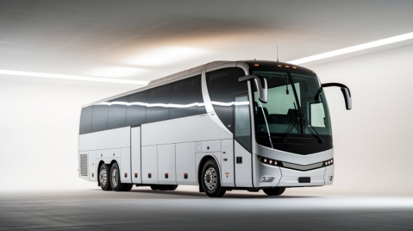 55 passenger charter bus midland
