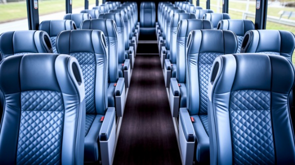 56 passenger charter bus interior midland