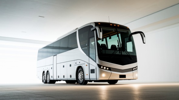 56 passenger charter bus midland