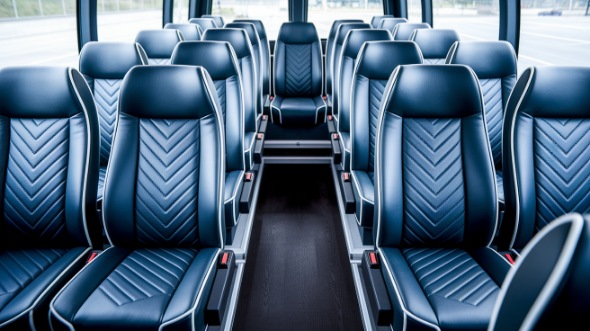 midland 18 passenger minibus inside