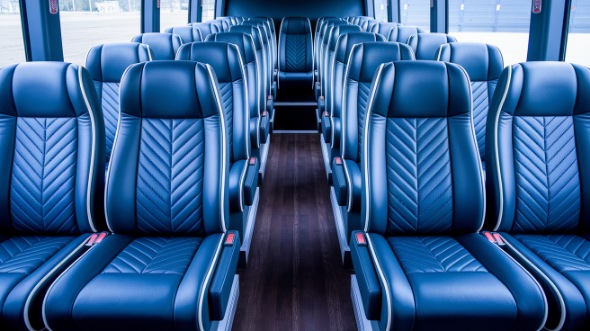 midland 20 passenger minibus inside