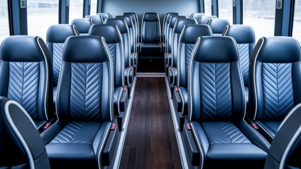midland 25 passenger minibus inside