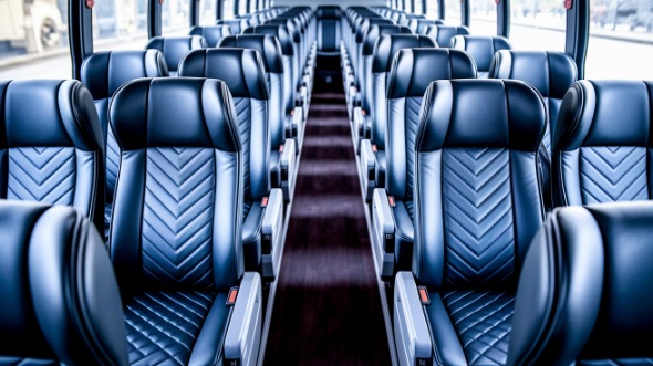 midland 54 passenger charter bus inside