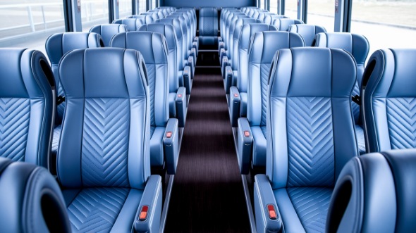midland 55 passenger charter bus interior