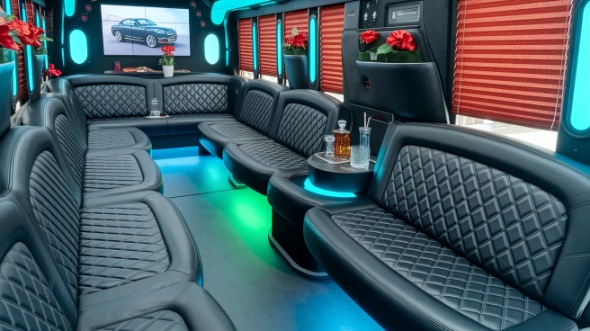 midland sprinter limo rental inside