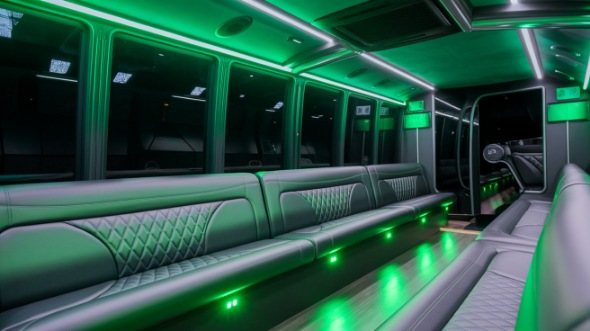 sprinter limo rental interior midland